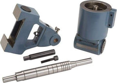 Vectrax - Right Angle Milling Head - Includes 1 Inch Arbor, Arbor Support for R8 Spindle, Horizontal Milling Attachment Including Right Angle Head and R8 in - R8 out - Exact Industrial Supply