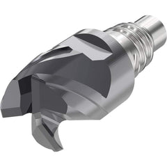 Corner Radius & Corner Chamfer End Mill Heads; Mill Diameter (mm): 16.00; Mill Diameter (Decimal Inch): 0.6299; Length of Cut (mm): 8.8000; Connection Type: E16; Overall Length (mm): 35.6000; Centercutting: Yes; Corner Radius (mm): 0.50; Minimum Helix Ang