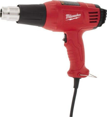 Milwaukee Tool - 570 to 1,000°F Heat Setting, 14.8 CFM Air Flow, Heat Gun - 120 Volts, 11.6 Amps, 1,400 Watts, 10.13' Cord Length - Exact Industrial Supply