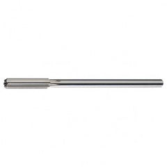 #10 STR / RHC HSS Straight Shank Straight Flute Reamer - Bright - Exact Industrial Supply
