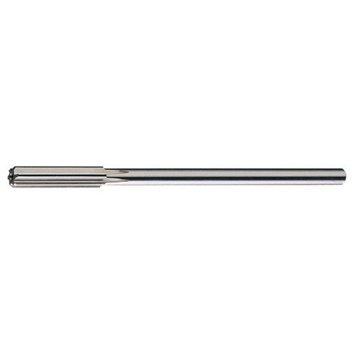 #49 STR / RHC HSS Straight Shank Straight Flute Reamer - Bright - Exact Industrial Supply