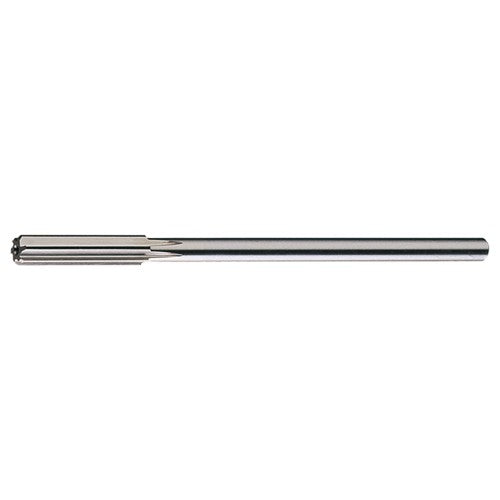 9.00mm STR / RHC HSS Straight Shank Straight Flute Reamer - Bright - Exact Industrial Supply