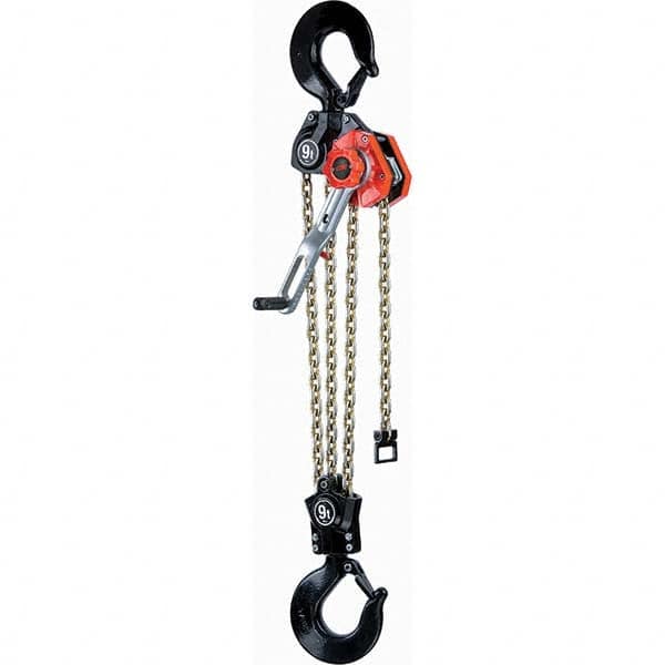 CM - 20,160 Lb Capacity, 10' Lift Height, Chain Manual Lever Hoist - Exact Industrial Supply