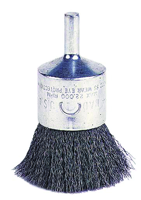 1'' Diameter - Steel Wire End Brush - Exact Industrial Supply