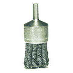 ‎1-1/8″ Knot Wire End Brush, .014″ Steel Fill, Retail Pack - Exact Industrial Supply
