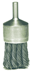 1-1/8'' Diameter - Knot Type Stainless End Brush - Exact Industrial Supply