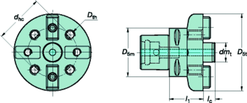 C8 391.XL-40 065 CoroBore® xL - Exact Industrial Supply