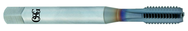 1/4-28 Dia. - H4 - 4 FL - TiCN - Modified Bottoming - Straight Flute Tap - Exact Industrial Supply