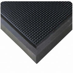 Wearwell - 32" Long x 24" Wide, Natural Rubber Surface, Boot Scrape Surface Entrance Matting - Exact Industrial Supply