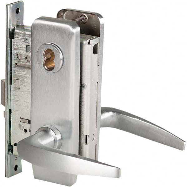 Best - Classroom Lever Lockset for 1-3/4" Thick Doors - Exact Industrial Supply