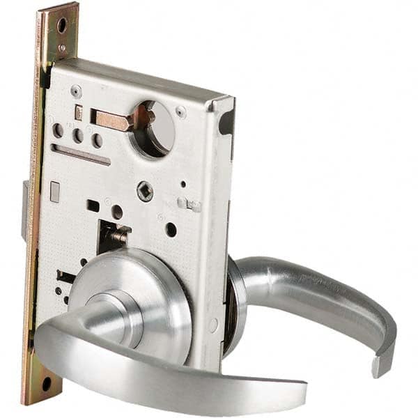 Best - Passage Lever Lockset for 1-3/4" Thick Doors - Exact Industrial Supply