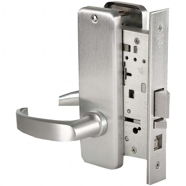 Best - Passage Lever Lockset for 1-3/4" Thick Doors - Exact Industrial Supply