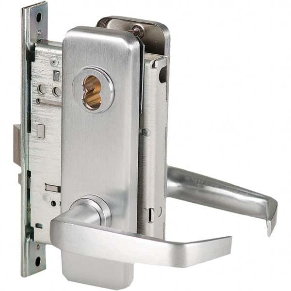 Best - Dormitory Lever Lockset for 1-3/4" Thick Doors - Exact Industrial Supply