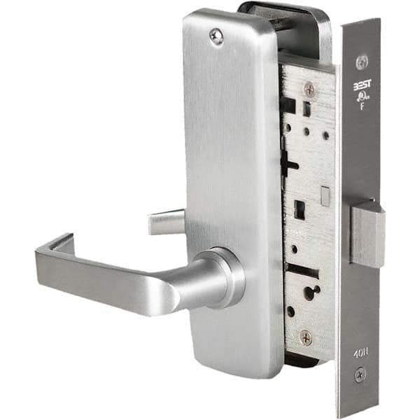 Best - Privacy Lever Lockset for 1-3/4" Thick Doors - Exact Industrial Supply