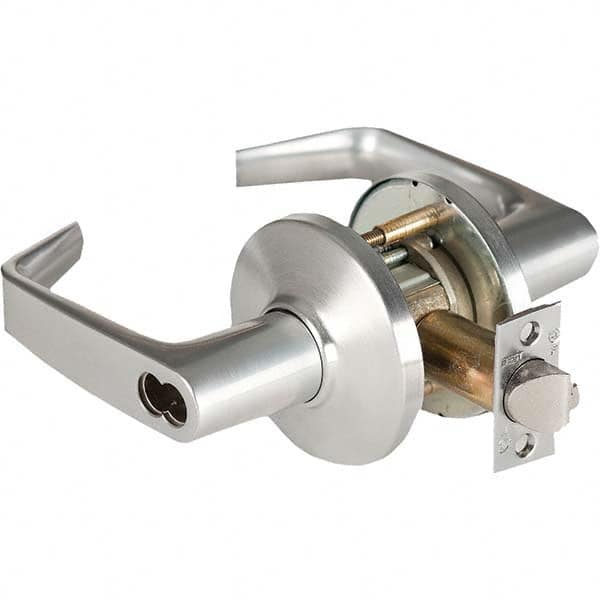 Best - Entrance Lever Lockset for 1-3/4 to 2-1/4" Thick Doors - Exact Industrial Supply