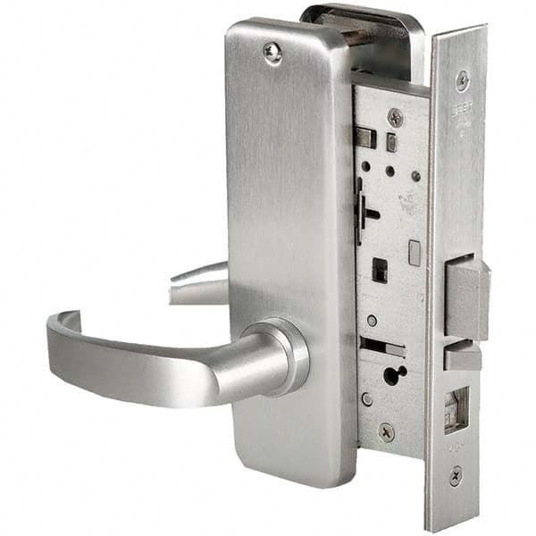 Best - Storeroom Lever Lockset for 1-3/4" Thick Doors - Exact Industrial Supply