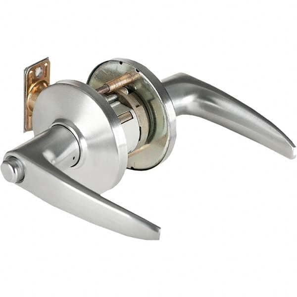 Best - Passage Lever Lockset for 1-3/4 to 2-1/4" Thick Doors - Exact Industrial Supply