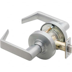 Schlage - Passage Lever Lockset for 1-5/8 to 2-1/8" Thick Doors - Exact Industrial Supply
