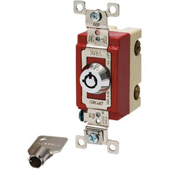 Bryant Electric - Key Switches Switch Type: 4 Tumbler Switch Sequence: On-Off - Exact Industrial Supply