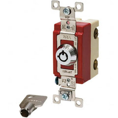 Bryant Electric - Key Switches Switch Type: 4 Tumbler Switch Sequence: On-Off - Exact Industrial Supply