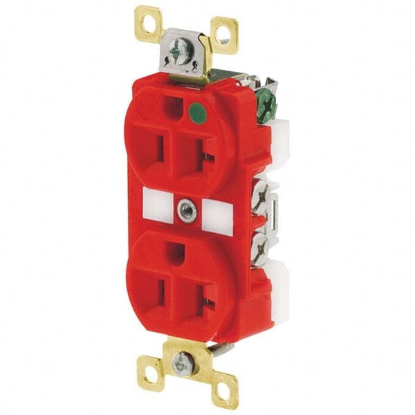 Bryant Electric - Straight Blade Receptacles Receptacle Type: Duplex Receptacle Grade: Hospital - Exact Industrial Supply