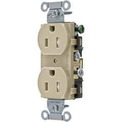 Bryant Electric - Straight Blade Receptacles Receptacle Type: Duplex Receptacle Grade: Commercial - Exact Industrial Supply