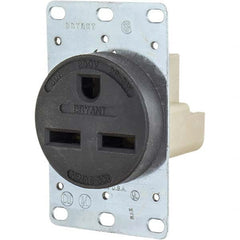 Bryant Electric - Straight Blade Receptacles Receptacle Type: Single Receptacle Grade: Industrial - Exact Industrial Supply