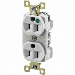 Bryant Electric - Straight Blade Receptacles Receptacle Type: Duplex Receptacle Grade: Hospital - Exact Industrial Supply