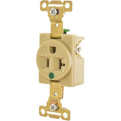 Bryant Electric - Straight Blade Receptacles Receptacle Type: Single Receptacle Grade: Hospital - Exact Industrial Supply