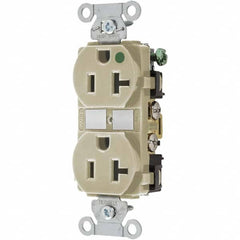 Bryant Electric - Straight Blade Receptacles Receptacle Type: Duplex Receptacle Grade: Hospital - Exact Industrial Supply