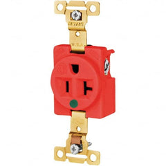 Bryant Electric - Straight Blade Receptacles Receptacle Type: Single Receptacle Grade: Hospital - Exact Industrial Supply