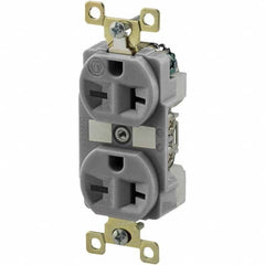 Bryant Electric - Straight Blade Receptacles Receptacle Type: Duplex Receptacle Grade: Industrial - Exact Industrial Supply