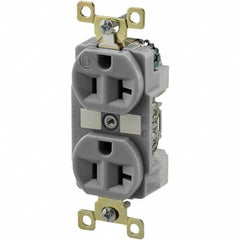 Bryant Electric - Straight Blade Receptacles Receptacle Type: Duplex Receptacle Grade: Industrial - Exact Industrial Supply