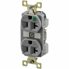 Bryant Electric - Straight Blade Receptacles Receptacle Type: Duplex Receptacle Grade: Hospital - Exact Industrial Supply