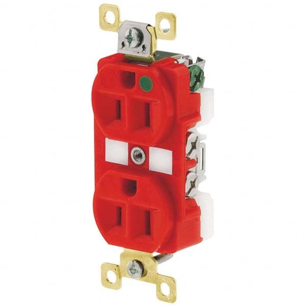 Bryant Electric - Straight Blade Receptacles Receptacle Type: Duplex Receptacle Grade: Hospital - Exact Industrial Supply