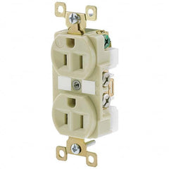 Bryant Electric - Straight Blade Receptacles Receptacle Type: Duplex Receptacle Grade: Industrial - Exact Industrial Supply