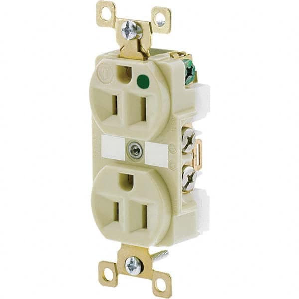 Bryant Electric - Straight Blade Receptacles Receptacle Type: Duplex Receptacle Grade: Hospital - Exact Industrial Supply