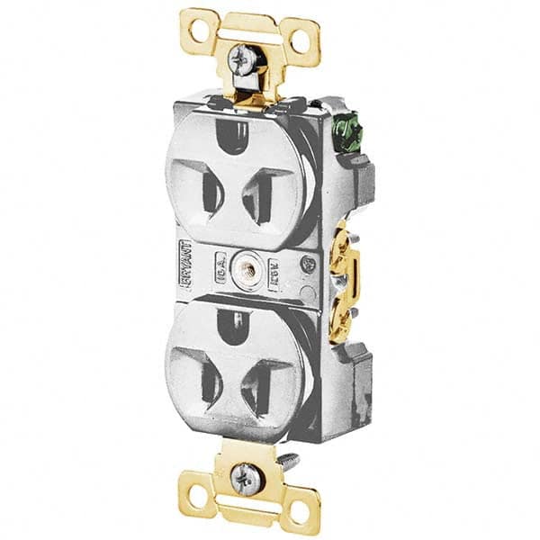 Bryant Electric - Straight Blade Receptacles Receptacle Type: Duplex Receptacle Grade: Industrial - Exact Industrial Supply