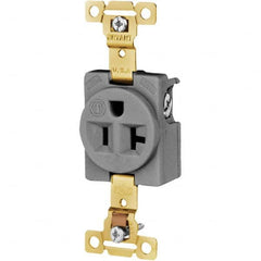 Bryant Electric - Straight Blade Receptacles Receptacle Type: Single Receptacle Grade: Industrial - Exact Industrial Supply