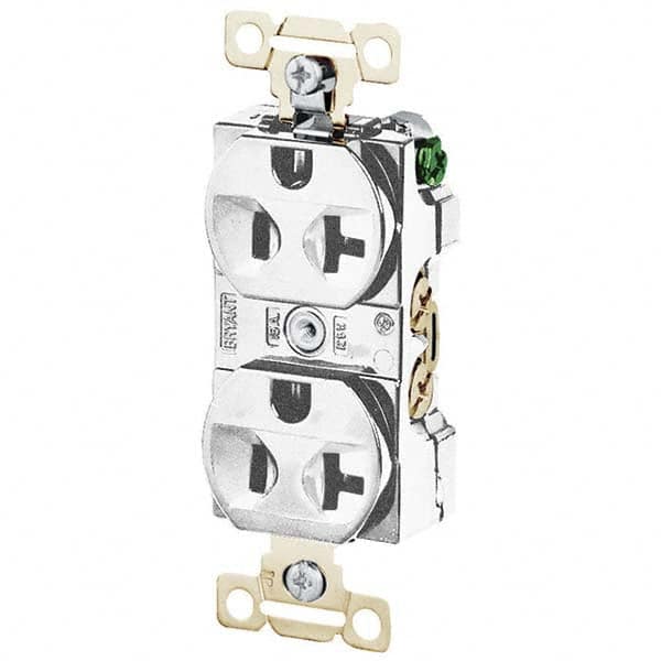 Bryant Electric - Straight Blade Receptacles Receptacle Type: Duplex Receptacle Grade: Industrial - Exact Industrial Supply