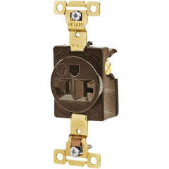 Bryant Electric - Straight Blade Receptacles Receptacle Type: Single Receptacle Grade: Industrial - Exact Industrial Supply