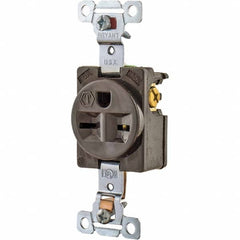 Bryant Electric - Straight Blade Receptacles Receptacle Type: Single Receptacle Grade: Industrial - Exact Industrial Supply