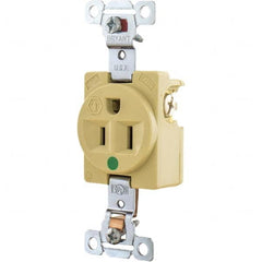 Bryant Electric - Straight Blade Receptacles Receptacle Type: Single Receptacle Grade: Hospital - Exact Industrial Supply