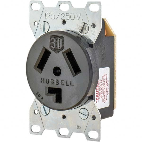 Bryant Electric - Straight Blade Receptacles Receptacle Type: Single Receptacle Grade: Industrial - Exact Industrial Supply