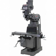 Jet - Knee Milling Machines Spindle Speed Control: Electronic Variable Speed Table Length (Inch): 10 - Exact Industrial Supply