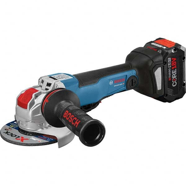 Bosch - Angle & Disc Grinders Type of Power: Cordless Wheel Diameter (Inch): 4.5 - Exact Industrial Supply