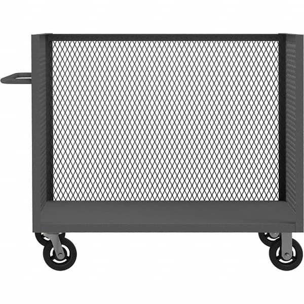 Durham - 2,400 Lb Capacity 3-Sided Bulk Truck - Exact Industrial Supply