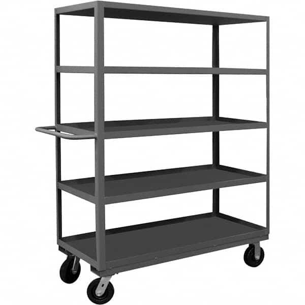 Durham - 3,000 Lb Capacity, 24-1/4" Wide x 54-1/4" Long x 68" High Heavy Duty Service Cart - Exact Industrial Supply