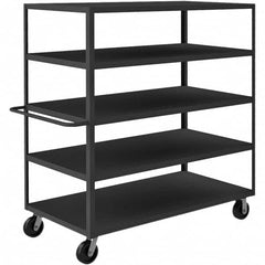 Durham - 3,600 Lb Capacity, 30-1/4" Wide x 66-1/4" Long x 66-1/2" High Heavy Duty Service Cart - Exact Industrial Supply