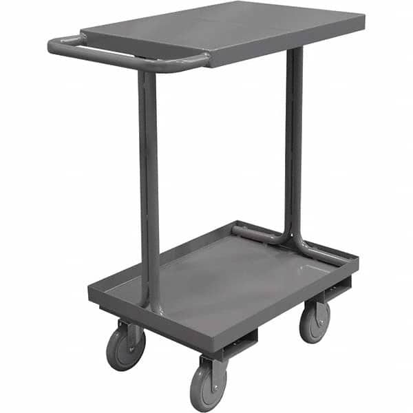 Durham - 1,200 Lb Capacity, 18" Wide x 42" Long x 35-13/16" High Access Shelf Cart - Exact Industrial Supply